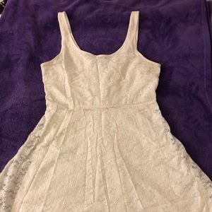 Express White Lace Sundress, Medium